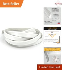 Self-Adhesive Caulk Tape White 3/4 Inch x 10 Feet Waterproof Sealant for Home