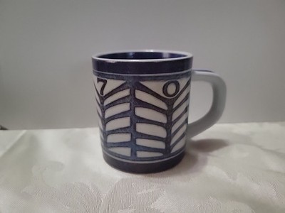 Vintage Royal Copenhagen Collectible Annual Mug 1970 Denmark MCM Small Mug