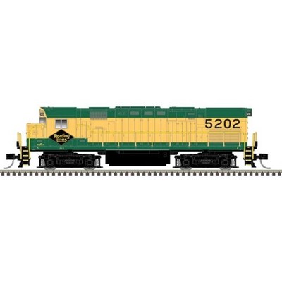 40006111 N Atlas Alco C424 - Standard DC Reading #5202 (green, yellow)
