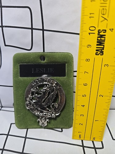 Decorative Leslie Scottish Clan Crest Badge From Scotland. - Picture 3 of 4