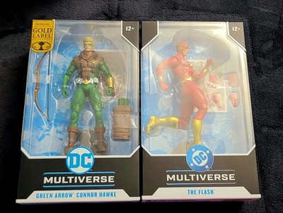 McFarlane Toys DC Multiverse Gold Label Green Arrow Connor Hawke The Flash JLA 