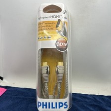 Phillips HDMI 1.3a High Speed HDMI Cable 6 ft - Gold Plated connectors NEW