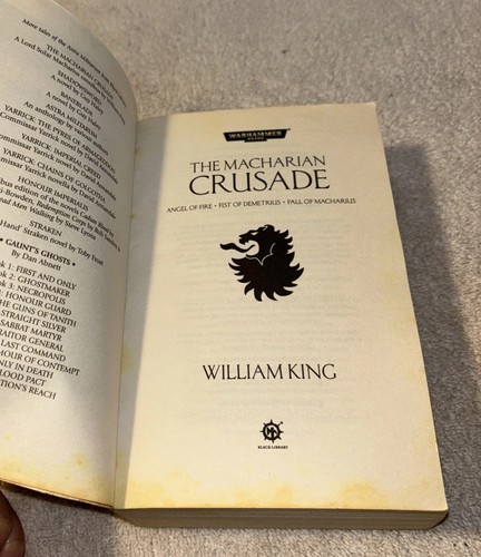 Warhammer 40k The Macharian Crusade Omnibus Paperback William King - Picture 7 of 8