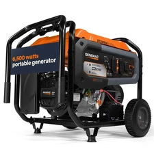Generac Gp Series 8,125 Watt Gas Powered 49-State Portable Generator With