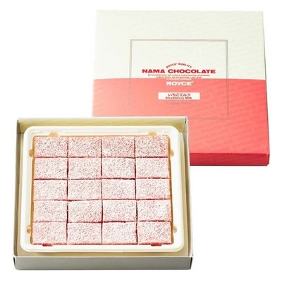 ROYCE' Nama Chocolate Limited Strawberry Milk F/S Japan Hokkaido