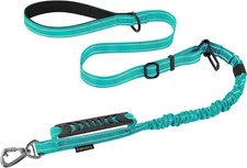 AUBELL Tactical Dog Leash Heavy Duty,4-6ft Reflective Strong No Pull Bungee L...
