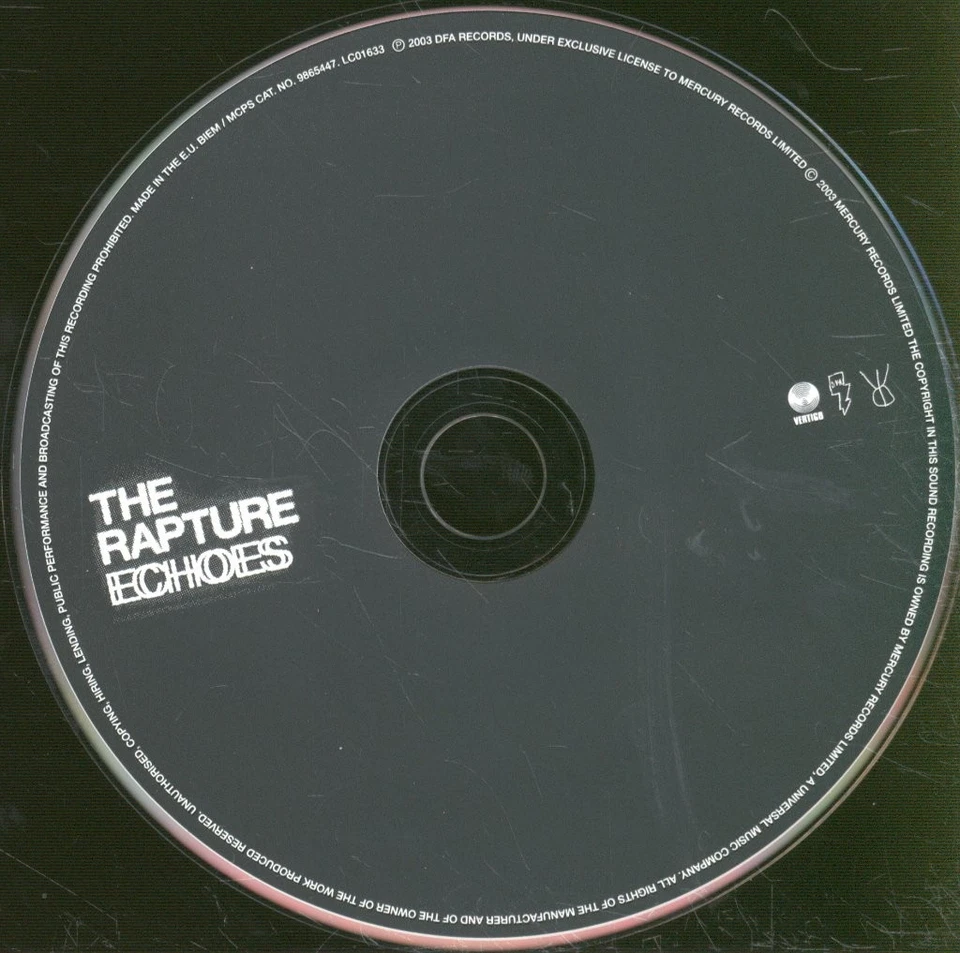 Rapture Echoes CD Europa Vertigo 2003 9865447 - Bild 3 von 3