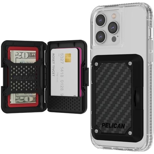 Pelican iPhone MagSafe Wallet with RFID Blocking - Military STD Snap-On Magnetic - Picture 1 of 1