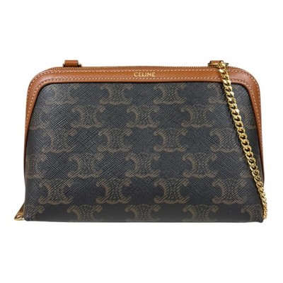 ☆☆CELINE☆☆ [Celine] 24FW (10L832CQH 04LU) Women’s Triop Trio leather crossbody bag Celine Black in Leather - 43664807