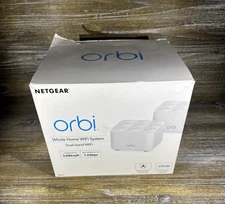NETGEAR Orbi RBK12-100nas Whole Home Dual Band Wi-Fi System, 3000 sq. ft.