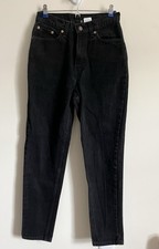 Vtg Levi's 512 Slim Fit Tapered Leg Black Denim 90's Made in USA Jeans Size 9