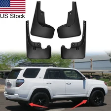 For 2010-2023 Toyota 4Runner 4PCS Front & Rear Splash Guards Mud Flaps Mudguards