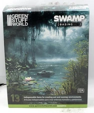 Green Stuff World 11640 Swamp Basing Set (Terrain) Bog Marsh Swampy Scenery Kit