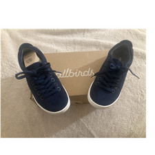 Allbirds TP Tree Pipers Women's Navy Sneakers Breathable Knit Lace Up Low Top
