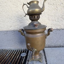 Messing Samowar Teekocher mit Kanne und Zapfhahn &ndash; Teebereiter