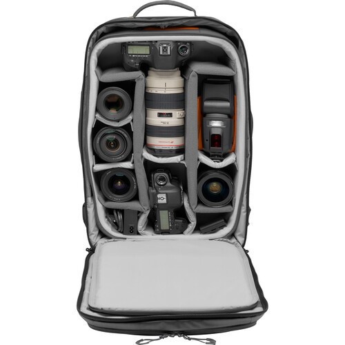 Lowepro Whistler RL 400 AW II Roller Suitcase Carry-on Padded Camera Bag (Gray) - Picture 6 of 18