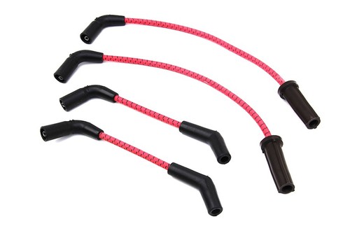 Sumax Red with Black Tracer 7mm Spark Plug Wire Set fits Harley Davidson - Picture 2 of 4