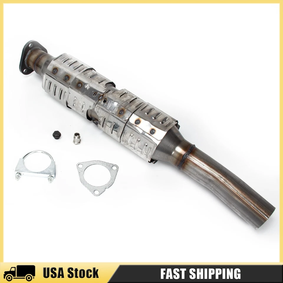 Convertidor catalítico de escape trasero para Ford E150 E250 E350 E450 5,4 L 6,8 L 3 pernos Foto 2 de 4