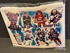 1998 Nagano Olympics Finland’s Olympic Superstars 8x10 Signed By Teppo Numminen