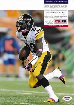 Chris Rainey Pittsburgh Steelers Autographed Signed 8x10 Photo PSA