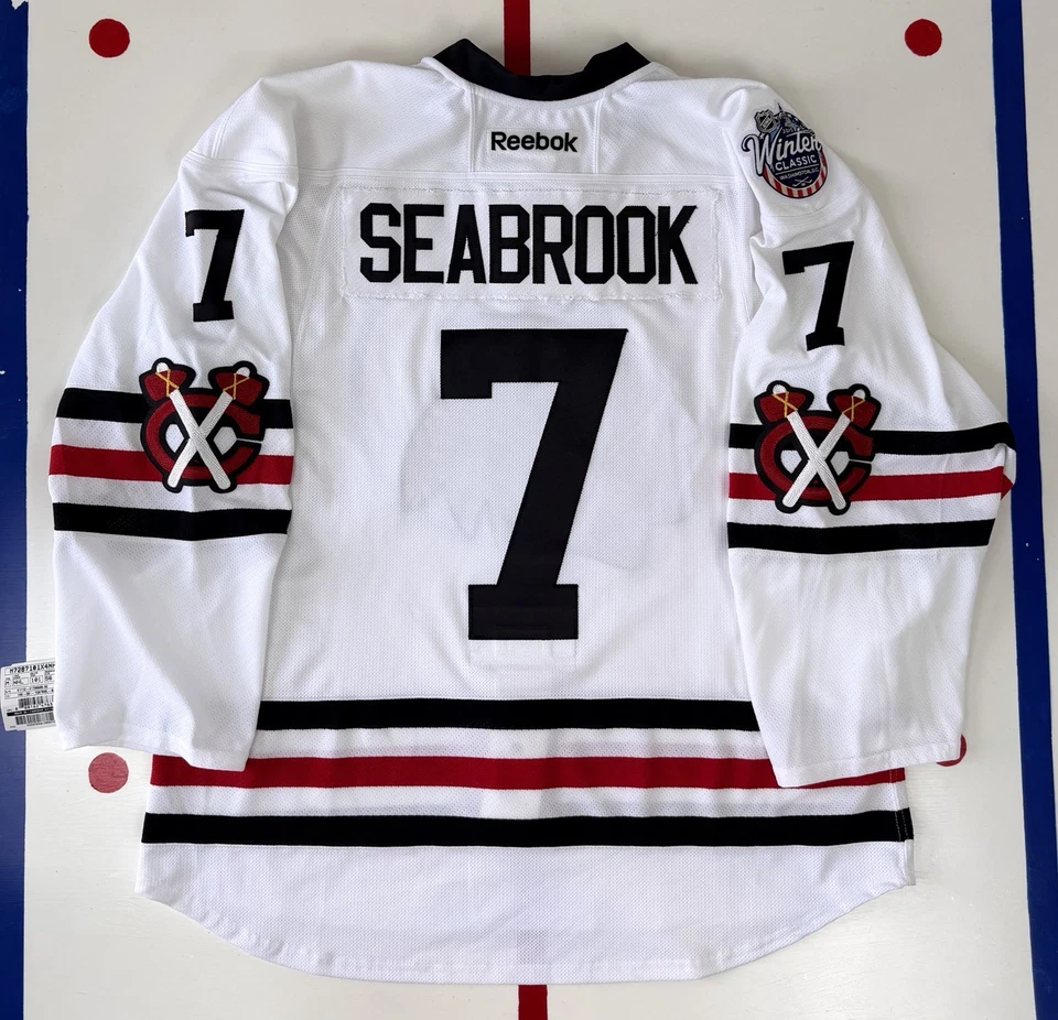 Brent Seabrook Chicago Blackhawks Team Issued 2015 Winter Classic Hockey Jersey - Image 2 of 4
