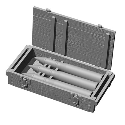 SOL RESIN FACTORY MM506, German 7,5cm KwK40 Stuk40 L48 with Box (3D printe, 1:35