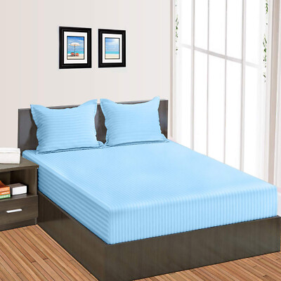 Cal King Size Ultra Deep Pocket 1 PC Fitted Sheet 1000 TC 100%Egyptian Cotton