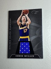 Chris Mullin 2011 Panini Elite Black Box #158 Game Used Relic Patch /49 Warriors