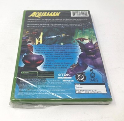 Aquaman: Battle for Atlantis Xbox - NEW - (See Des.) 739069640055