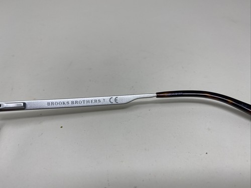 BROOKS BROTHERS BB 1054 1684 54/18/140 ORO OPACO ARGENTO CERNIERA FLESSIBILE METALLO &430 - Foto 7 di 8
