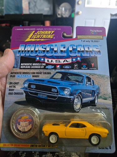 WHITE LIGHTNING MUSCLE CARS U.S.A 1970 DODGE CHALLENGER YELLOW 1 OF 18,000