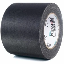 Gaffer Power Black Gaff Tape, 4 Inch X 30 Yds Extra Wide Tape  MADE IN THE USA