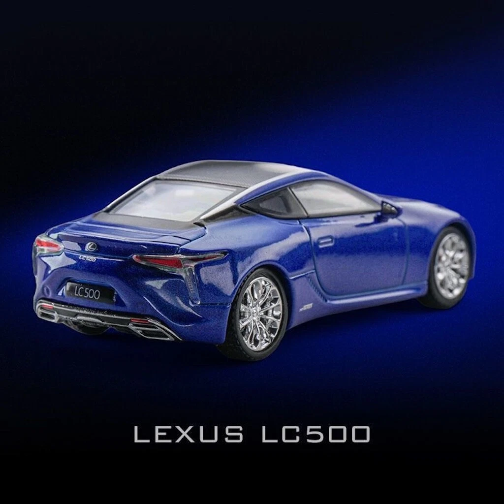 LEXUS LC500h Structural Blue ミニカー Enchery 1:64 Blue JDM 2017 LC500 Coupe Sports Model Diecast