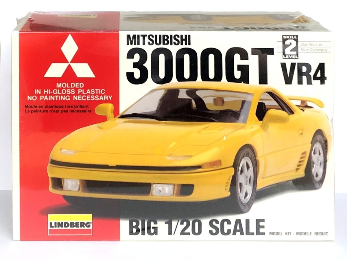 Lindberg 72503 1/20 Scale Mitsubishi 3000GT VR4 Plastic