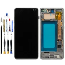OLED LCD Display Touch Screen Digitizer Frame For Samsung Galaxy S10+ Plus G975U