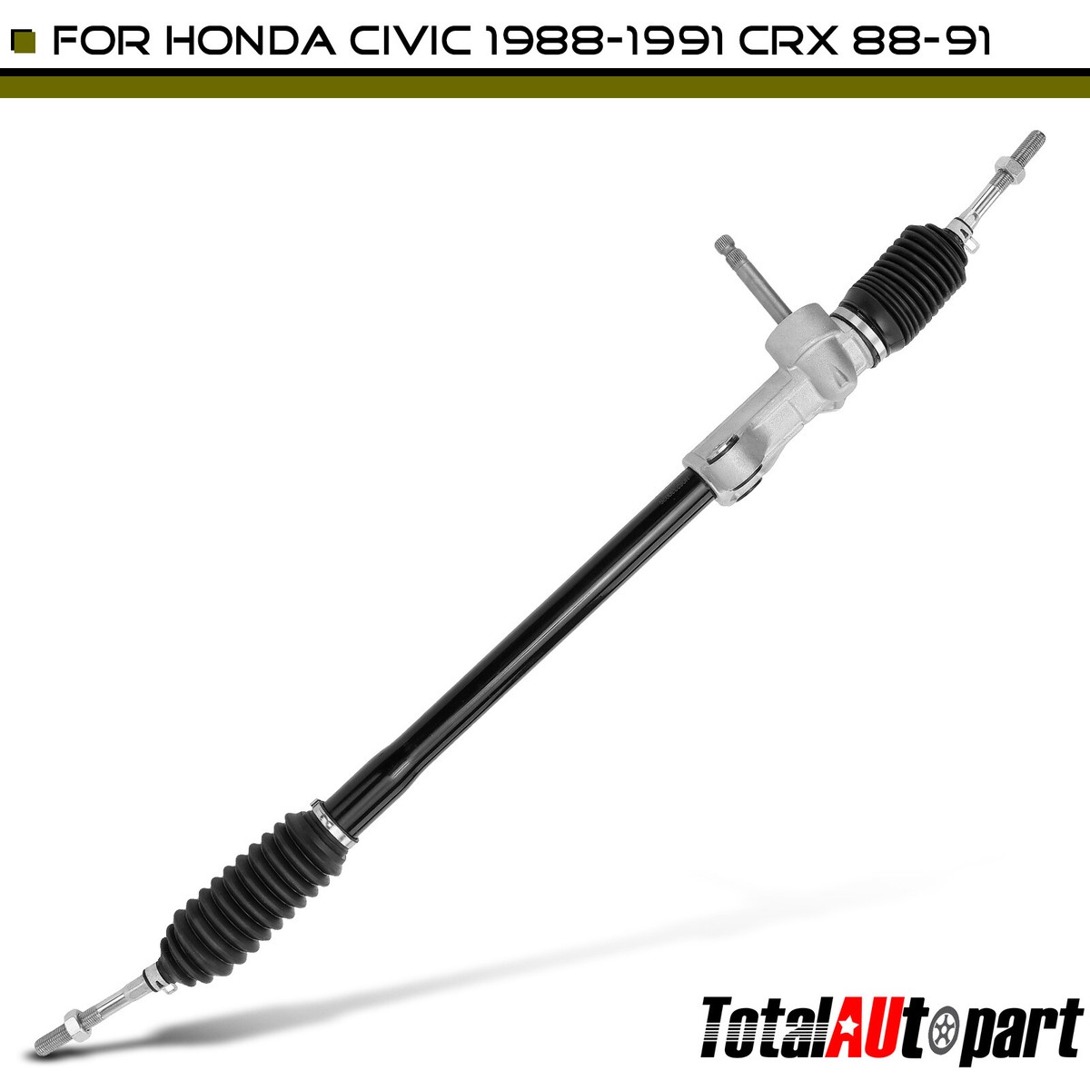 Power Steering Rack and Pinion Assy for Honda Civic CRX 88-91