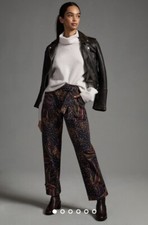 Anthropologie x Farm Rio Tie-Waist Pants Size XS