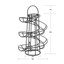 thumbnail 2 - Kitchen Storage Spiral Helter Skelter Egg Holder Stand Rack Holds Up To 18 Eggs