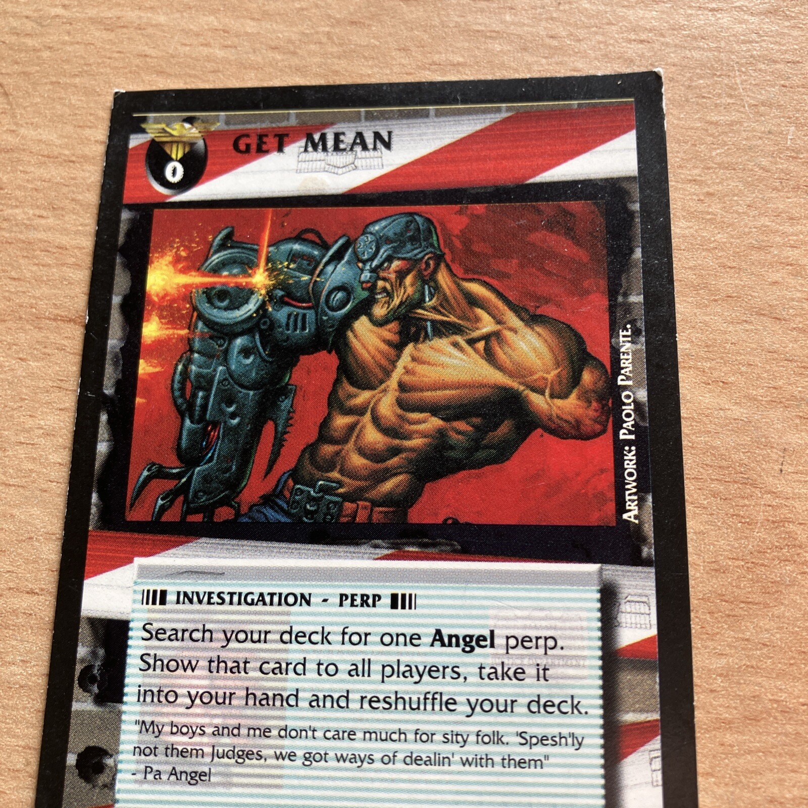 Dredd CCG Collectible Card Game Trading Cards 226 of 300 cards GET MEAN