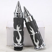 1" Inch Motorcycle Handle Bar Hand Grips For Harley XL 883 Honda Yamaha Kawasaki