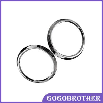 2Pcs Front Fog Lamp Ring Chrome Replacement Fit For 2018-2020 Levante 670065940