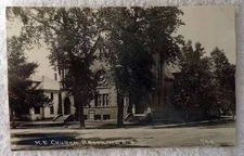 RPPC POSTCARD THE METHODIST CHURCH BROOKING SOUTH DAKOTA #1S