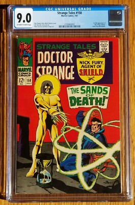 Strange Tales #158 1st Living Tribunal Marvel 1967 CGC 9.0 OW-W