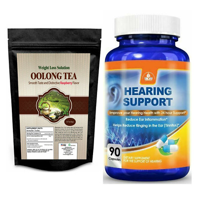 Herbal Oolong Tea Weight Loss 30 Bags Hearing Health Support Dietary Supplement