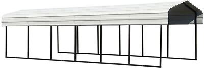 Arrow Storage Products Carport, 10 ft. x 29 ft. x 7 ft. Eggshell