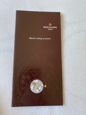 Patek Philippe Manual winding Movements INSTRUCTIONS Booklet  Anleitung Manual