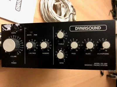 Dynasound Soundmasking System DS1092 + 8 Masker DS2500 complete Set - Bild 1 von 4