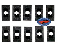 Ford Lincoln Mercury 1/8" Stud Emblem Badge Trim Molding Push Speed Nut 10pcs D