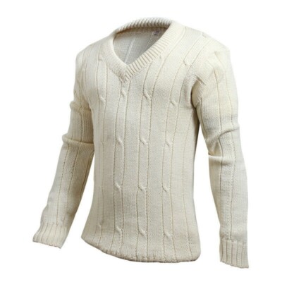CW Pure Wool Sweater Cricket Men Sweater Men Winter Sweater Men Winter Top