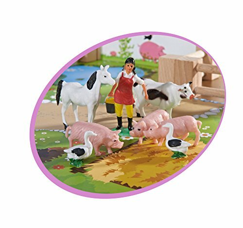 eichhorn wooden toy farm set